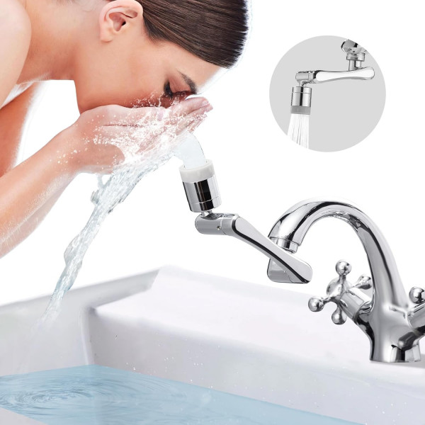 360° Rotatable Faucet Extender With Dual Water Spray Modes