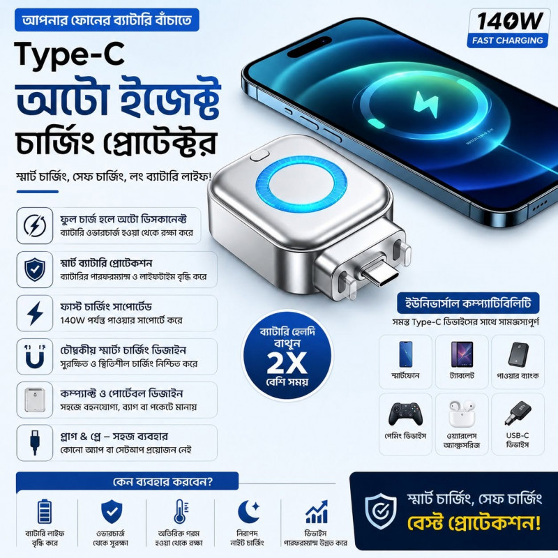Auto Eject Charging Protector