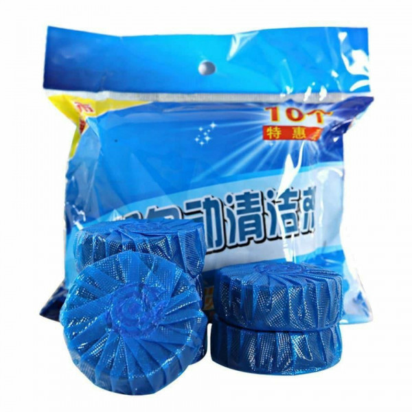 Blue Bubble Toilet Cleaner (10 Pcs Set)