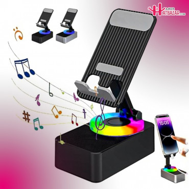 3 In 1 Desktop Mobile Holder With Speaker & Power Bank