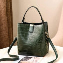 Ladies Crocodile Hands Bag (Green)