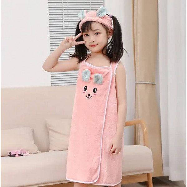Baby Bath Towel Dress