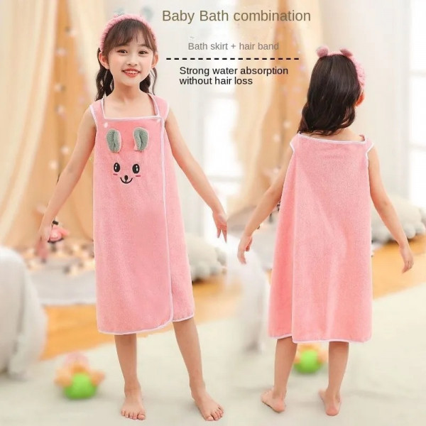 Baby Bath Towel Dress