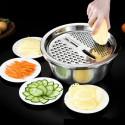 3 In 1 Vegetable Cutter with Drain Basket
