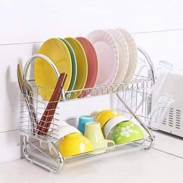 2 Layer Kitchen Dish Rack
