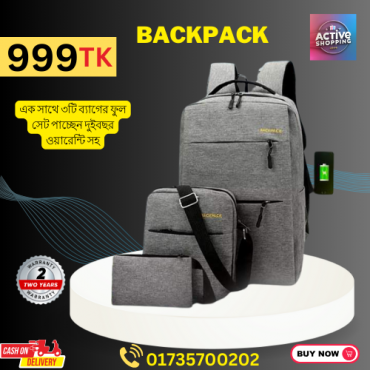 3 Pcs Bag Set (Ash)