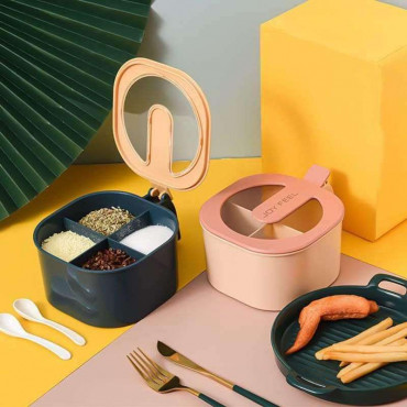 4 Grid Spice Jar ( এক পিচ )