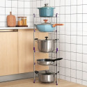 5 Layer Kitchen Steel Pot Rack