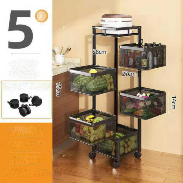 5 layer Vegetable Rack (Square)