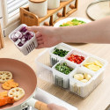 6 Grid Refrigerator Storage Box