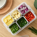 6 Grid Refrigerator Storage Box