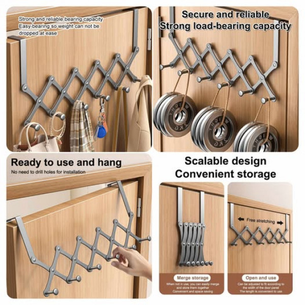 6 Hook Door Hook Hanger