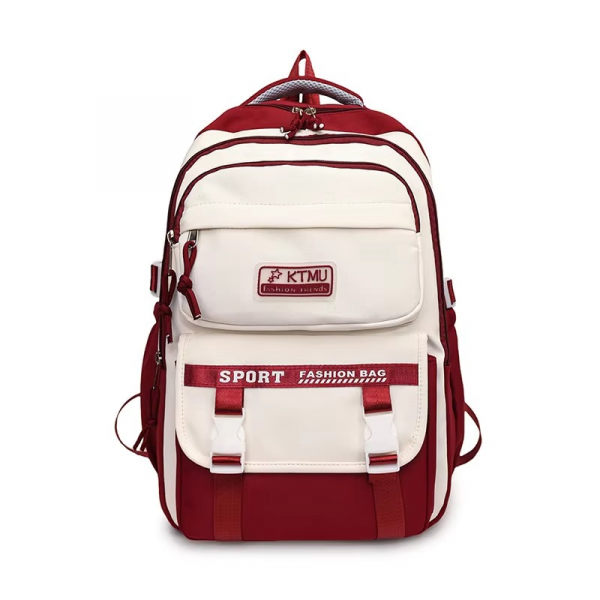 Academy Style School Bag (Red)