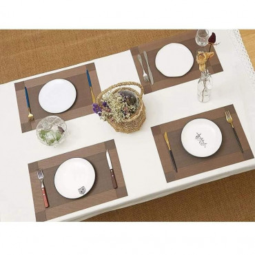 Dining Table mat ( কফি কালার ৬ পিচের সেট )