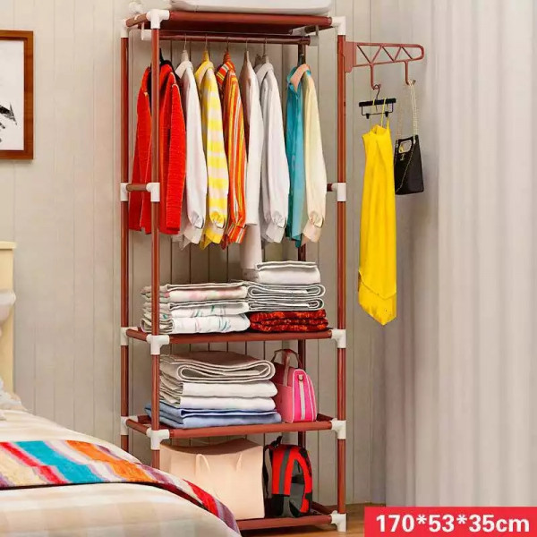 Fashion Cloth Rack (Brown)