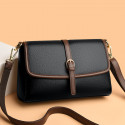 Genuine Soft Leather Handbag (Black)