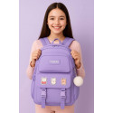  Kids Backpack Children School Bags Waterproof Primary Schoolbag Book Bag (Purpel)
