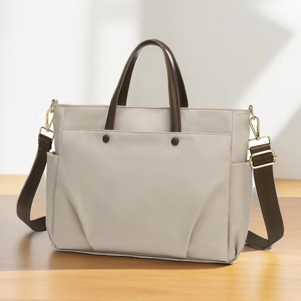 Korean Large Capacity  Handbag (Off-White)