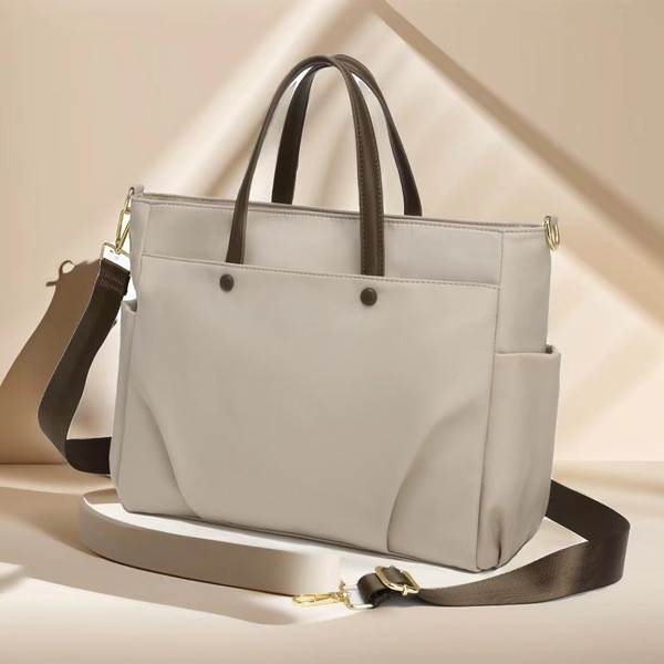 Korean Large Capacity  Handbag (Off-White)