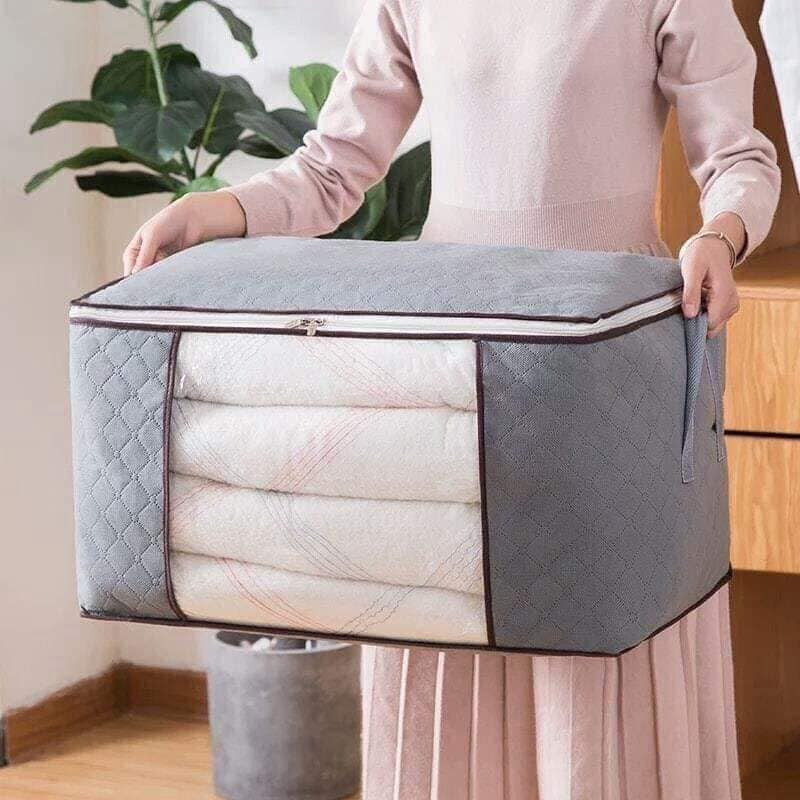 Quilt Storage Bag (Gray Horizontal)
