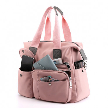 Large Capacity Women's Fashionable Bag (Pink)