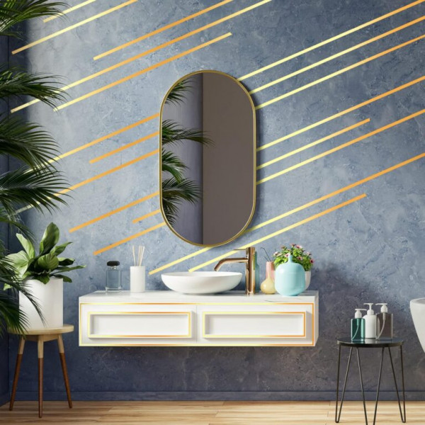 Line Gap Tape (Silver) ১ সেমি চওড়া × ৫০ মিটার লম্বা (১৬৬ ফুট)