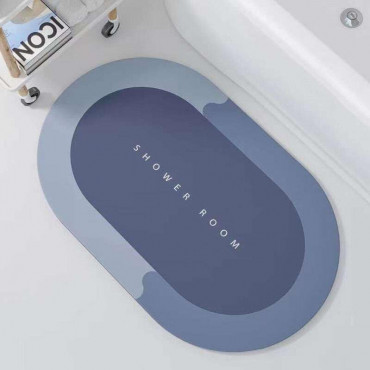Magic Bathroom Mat Non-Sliper ( Ashe Blue )