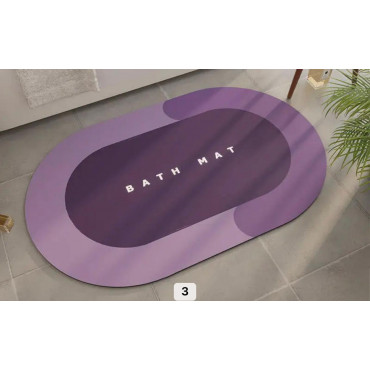 Magic Bathroom Mat Non-Sliper ( Purple )