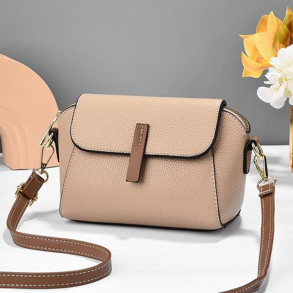  Mini Leather Shoulder Bag (Cream)