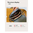 Mini Leather Shoulder Bag (Black)