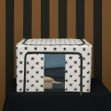 Oxford Fabric Clothes Storage Bag (Black Star)