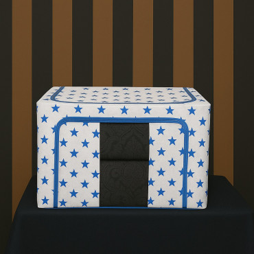 Oxford Fabric Clothes Storage Bag (Blue Star)