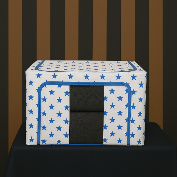 Oxford Fabric Clothes Storage Bag (Blue Star)