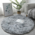Round Carpet Floor Mats(Gray)