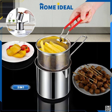 Stainless Steel Frying Pot