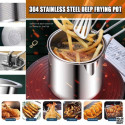 Stainless Steel Frying Pot