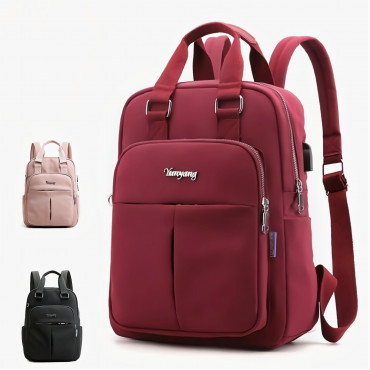 Travel And School Bagpack ( Maroon )