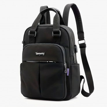 Travel And School Bagpack ( Black )