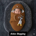 Winter Baby Care Blanket (Coffee)