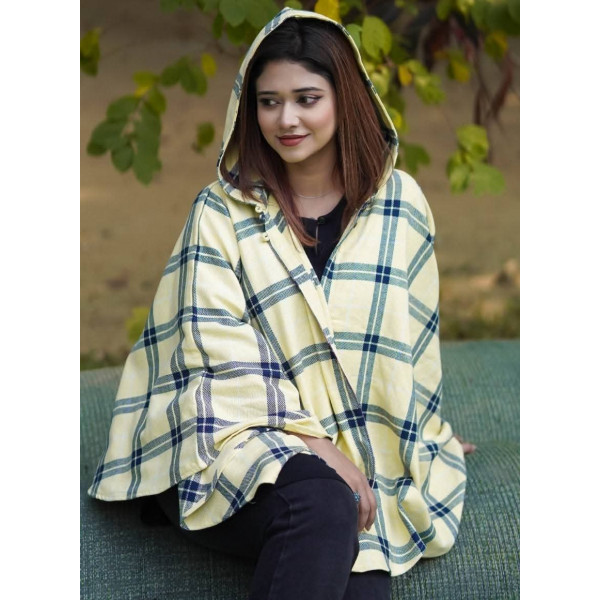 Winter Hoddie Cape Shawl