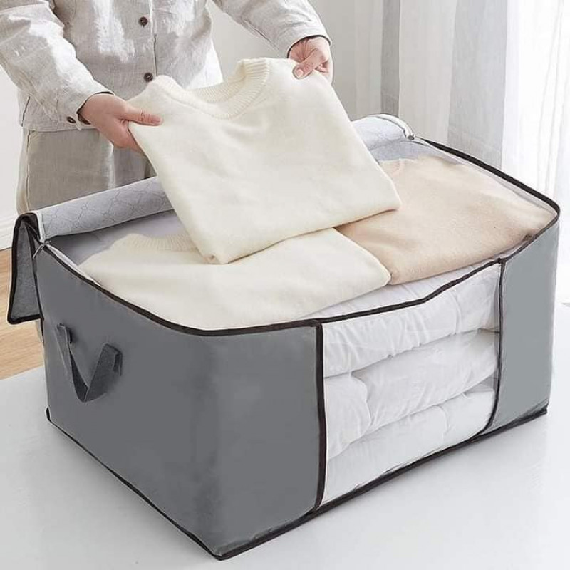 M Size Quilt Storage Bag (Ash)