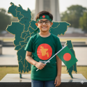  4pcs half sleeve Bangladesh t-shirt combo –AKHRC4