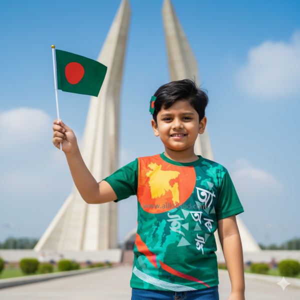  4pcs half sleeve Bangladesh t-shirt combo –AKHRC4