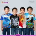 4pcs Half sleeve boys t-shirt combo-AKHRC2