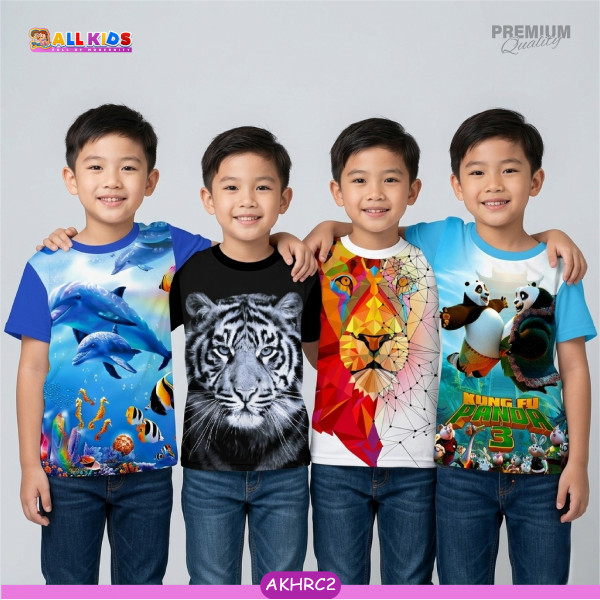 4pcs Half sleeve boys t-shirt combo-AKHRC2