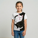 4pcs Half sleeve girls t-shirt combo-AKHRC5