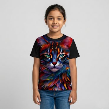 4pcs Half sleeve gir...