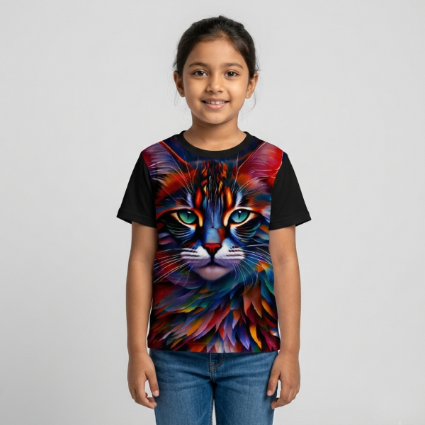 4pcs Half sleeve girls t-shirt combo-AKHRC5