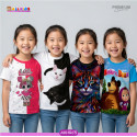 4pcs Half sleeve girls t-shirt combo-AKHRC5