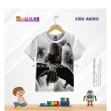SPIDERMAN KIDS 3D T-SHIRT HALF SLEEVE (SUBLIMATION PRINT)-AK0051